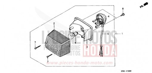 FEU ARRIERE PK50N de 1992